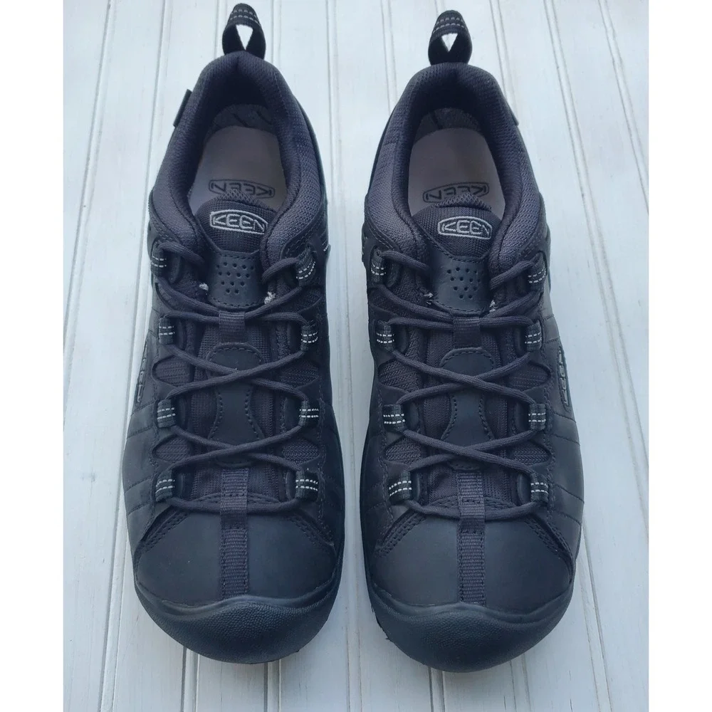 Keen Targhee II Wide WP Black Waterproof Hiking Shoes Mens 10 1029066
